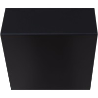 Полка Aquanet Магнум, квадратная, 22.5 х 22.5 см, черный матовый, 302223