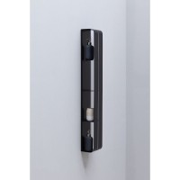 Полка Aquanet Магнум 302226, вертикальная, 15 х 100 см, черный матовый
