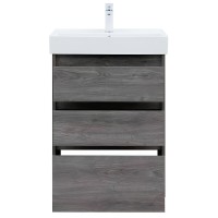 Тумба под раковину Aquanet Nova Lite 302470, 60 см, напольная, цвет дуб рошелье