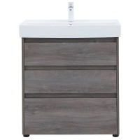 Тумба под раковину Aquanet Nova Lite 302473, 75 см, напольная, цвет дуб рошелье