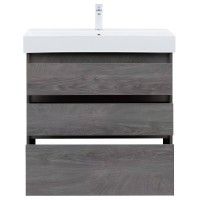 Тумба под раковину Aquanet Nova Lite 302476, 85 см, напольная, цвет дуб рошелье