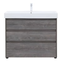 Тумба под раковину Aquanet Nova Lite 302479, 100 см, напольная, цвет дуб рошелье