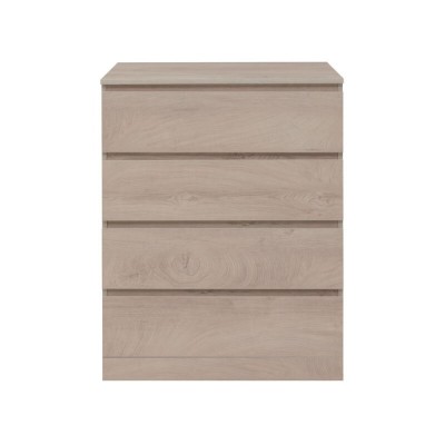 Комод Aquanet Сканди, 80 x 48.3 х 101.7 см, напольный, 4 ящика, дуб эдгрейн, 00302541