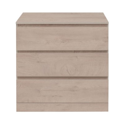 Комод Aquanet Сканди, 80 x 48.3 х 79.7 см, напольный, 3 ящика, дуб эдгрейн, 00302543