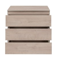 Комод Aquanet Сканди, 80 x 48.3 х 79.7 см, напольный, 3 ящика, дуб эдгрейн, 00302543