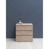 Комод Aquanet Сканди, 80 x 48.3 х 79.7 см, напольный, 3 ящика, дуб эдгрейн, 00302543