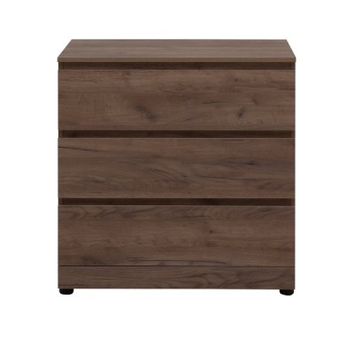 Комод Aquanet Сканди, 80 x 48.3 х 79.7 см, напольный, 3 ящика, дуб крафт, 00302544