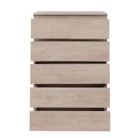Комод Aquanet Сканди, 80 x 48.3 х 124.7 см, напольный, 6 ящиков, дуб эдгрейн, 00302545