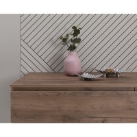 Комод Aquanet Сканди, 160 x 48.3 х 79.7 см, напольный, 6 ящиков, дуб крафт, 00302548