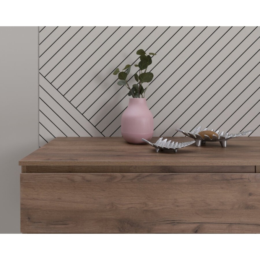 Комод Aquanet Сканди, 160 x 48.3 х 79.7 см, напольный, 6 ящиков, дуб крафт, 00302548