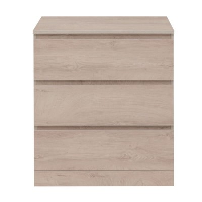 Комод Aquanet Сканди, 70 x 40.3 х 79.7 см, напольный, 3 ящика, дуб эдгрейн, 00302549