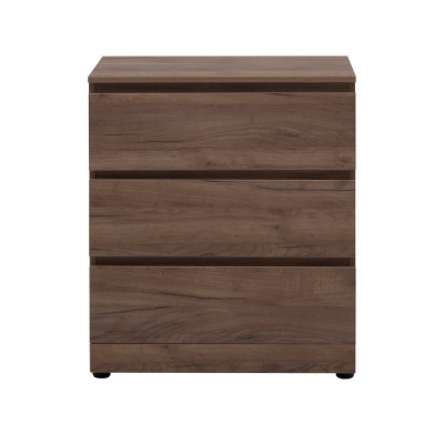 Комод Aquanet Сканди, 70 x 40.3 х 79.7 см, напольный, 3 ящика, дуб крафт, 00302550