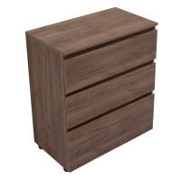 Комод Aquanet Сканди, 70 x 40.3 х 79.7 см, напольный, 3 ящика, дуб крафт, 00302550
