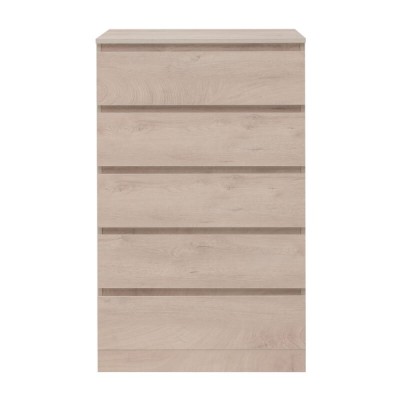 Комод Aquanet Сканди, 70 x 40.3 х 113.7 см, напольный, 5 ящиков, дуб эдгрейн, 00302551