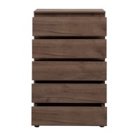 Комод Aquanet Сканди, 70 x 40.3 х 113.7 см, напольный, 5 ящиков, дуб крафт, 00302552