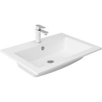 Раковина Aquanet Мокка, 00303657, 65 см, искусственный камень, белая