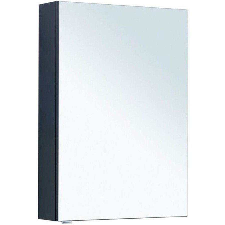 Зеркальный шкаф Aquanet Алвита New, 70 см, цвет антрацит матовый, 303892
