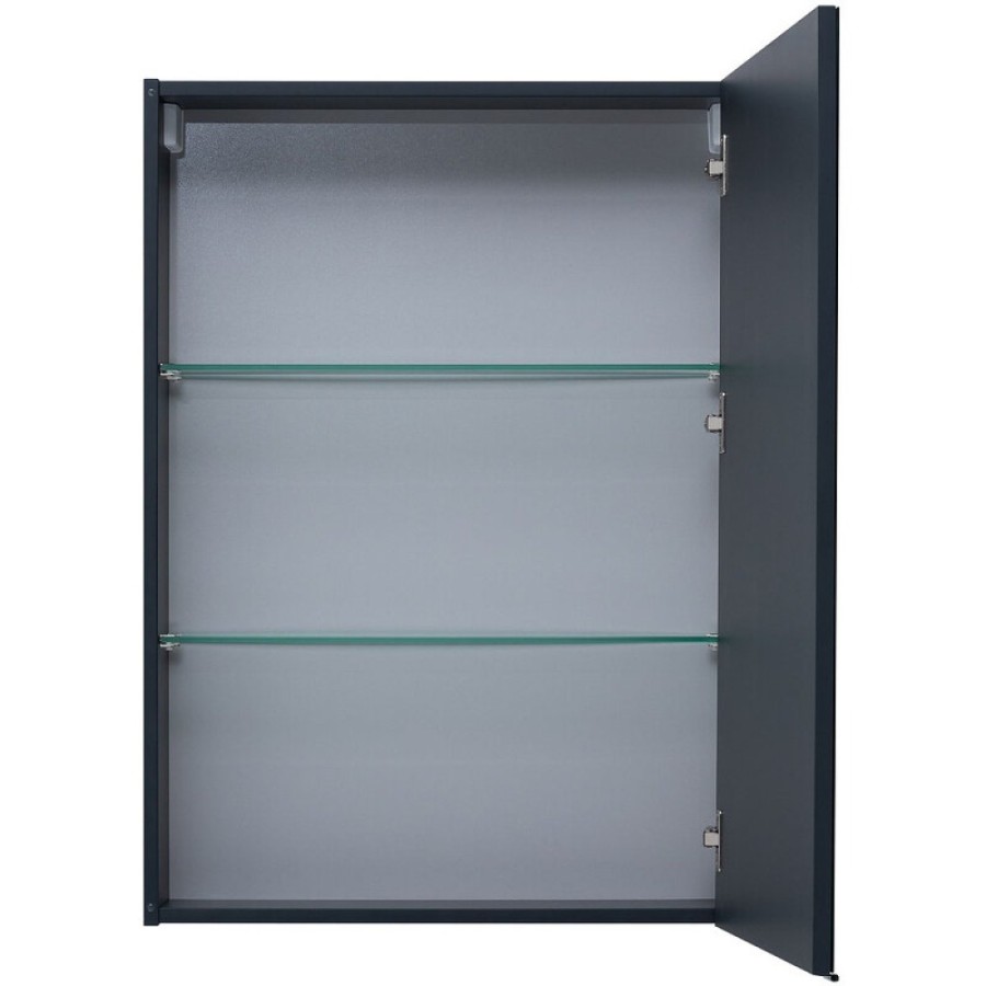 Зеркальный шкаф Aquanet Алвита New, 70 см, цвет антрацит матовый, 303892