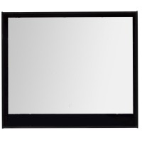 Зеркало Aquanet Милан 306375, 100 см, с LED подсветкой, цвет черный