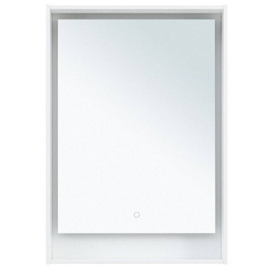 Зеркало Aquanet Милан 306380, 60 см, с LED подсветкой, цвет белый