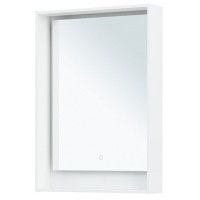 Зеркало Aquanet Милан 306380, 60 см, с LED подсветкой, цвет белый