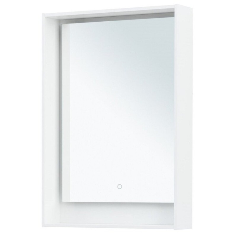 Зеркало Aquanet Милан 306380, 60 см, с LED подсветкой, цвет белый
