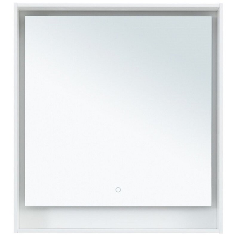 Зеркало Aquanet Милан 306384, 80 см, с LED подсветкой, цвет белый