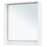 Зеркало Aquanet Милан 306384, 80 см, с LED подсветкой, цвет белый