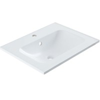 Раковина Aquanet Арт 306390, 60 см, искусственный камень, белый