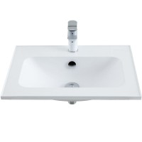 Раковина Aquanet Арт 306390, 60 см, искусственный камень, белый