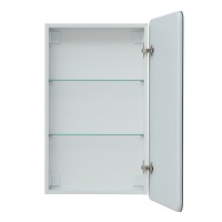 Зеркальный шкаф Aquanet Оптима (Optima), 50 х 80 см, с LED подсветкой, сенсорный выключатель, 00311859