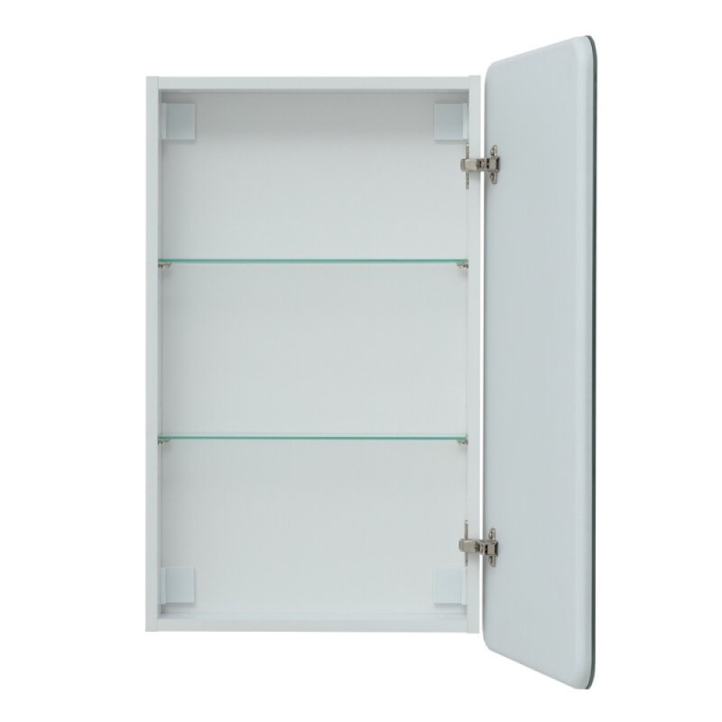 Зеркальный шкаф Aquanet Оптима (Optima), 50 х 80 см, с LED подсветкой, сенсорный выключатель, 00311859