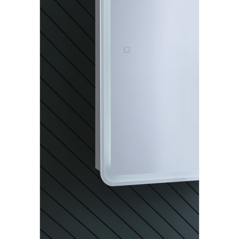 Зеркальный шкаф Aquanet Оптима (Optima), 50 х 80 см, с LED подсветкой, сенсорный выключатель, 00311859
