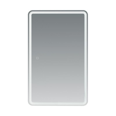 Зеркальный шкаф Aquanet Оптима (Optima), 60 х 80 см, с LED подсветкой, сенсорный выключатель, 00311860