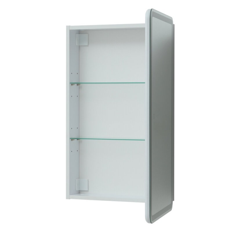 Зеркальный шкаф Aquanet Оптима (Optima), 60 х 80 см, с LED подсветкой, сенсорный выключатель, 00311860