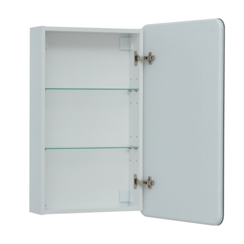 Зеркальный шкаф Aquanet Оптима (Optima), 60 х 80 см, с LED подсветкой, сенсорный выключатель, 00311860