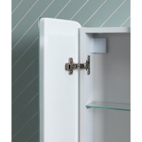 Зеркальный шкаф Aquanet Оптима (Optima), 70 х 80 см, с LED подсветкой, сенсорный выключатель, 00311861
