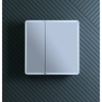 Зеркальный шкаф Aquanet Оптима (Optima), 80 х 80 см, с LED подсветкой, сенсорный выключатель, 00311862