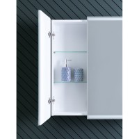 Зеркальный шкаф Aquanet Оптима (Optima), 80 х 80 см, с LED подсветкой, сенсорный выключатель, 00311862
