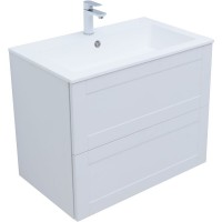 Тумба под раковину Aquanet Терра 80 см, 313234, белый матовый
