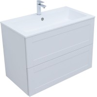 Тумба под раковину Aquanet Терра 90 см, 313235, белый матовый