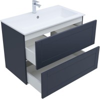 Тумба под раковину Aquanet Терра 90 см, 313246, цвет маренго
