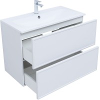 Тумба под раковину Aquanet Арт 90 см, 313256, белый матовый