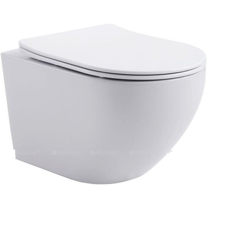 Инсталляция Aquanet Cetus 2.0 W LX-1901, 00323468, унитаз безободковый, крышка-сиденье микролифт, белый, клавиша хром