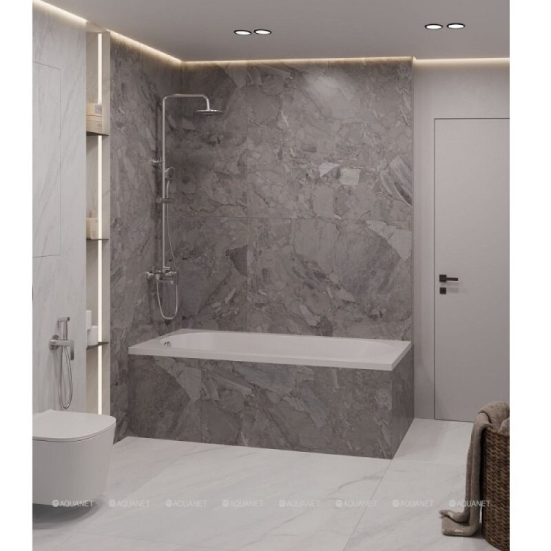 Акриловая ванна Aquanet Lotos 175x80 с каркасом 328870 белая