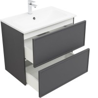 Тумба под раковину Aquanet Арт 75 см, 329064, цвет ясень графит