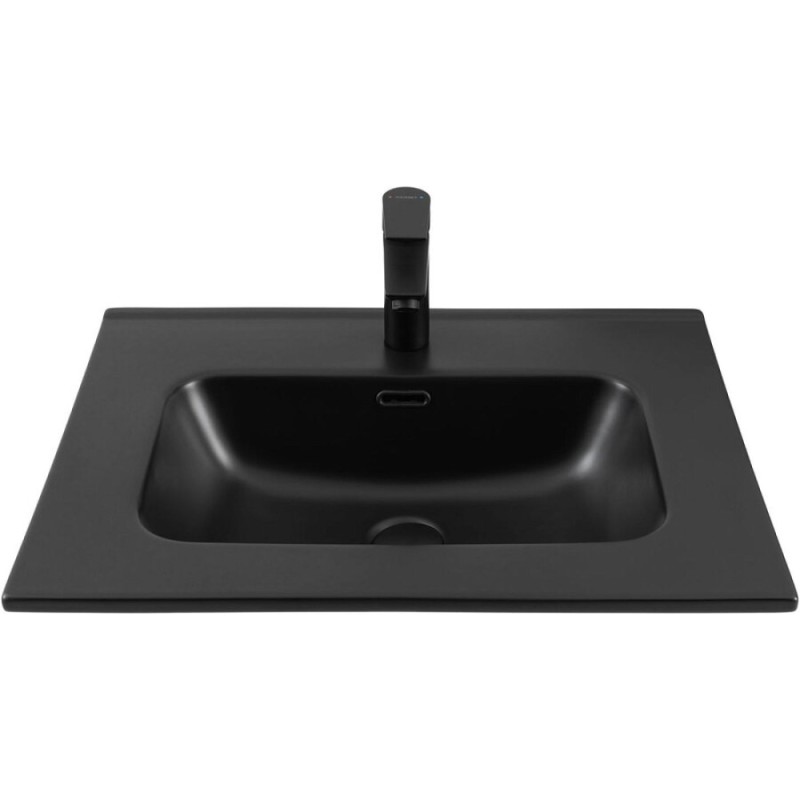 Раковина Aquanet Flat 00329254, 70 см, фарфор, черная матовая