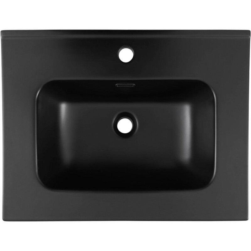 Раковина Aquanet Flat 00329254, 70 см, фарфор, черная матовая