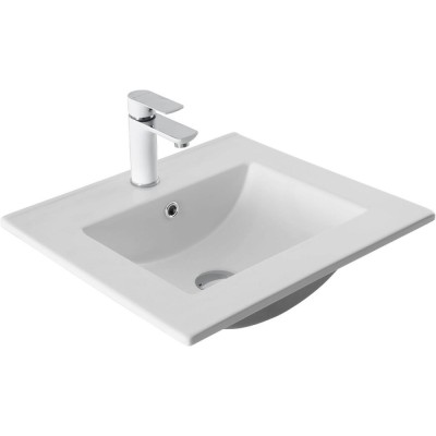 Раковина Aquanet Flat 00330428, 50 см, фарфор, белая матовая