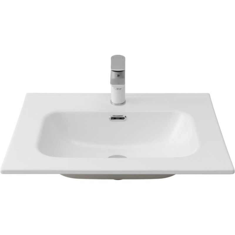 Раковина Aquanet Flat 00330429, 60 см, фарфор, белая матовая